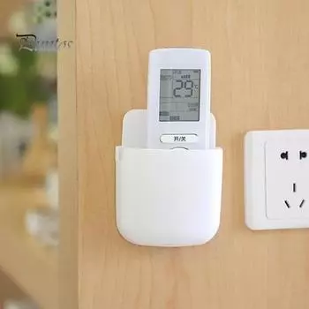 2 шт., держатель для пульта дистанционного управления, настенное крепление без дрели, современный телевизор, кондиционер, ящик для дистанционного хранения, органайзер для ручек, подставка для зарядки сотового телефона, домашний офис красный