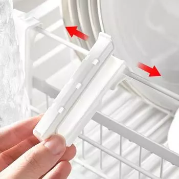 2 шт. держатель для слива чашки, удобный перевернутый стакан для воды, бутылка, палочки для еды, кухонная полка для хранения для домашнего использования белый