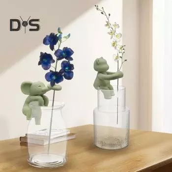 2 шт. держатель для срезания растений медведь/слон для размножения растений друзья для внутреннего сада инструмент для поддержки стеблей растений для почек стеблей ростков A