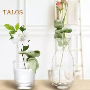 2 шт. держатель для срезания растений медведь/слон для размножения растений друзья для внутреннего сада инструмент для поддержки стеблей растений для почек стеблей ростков A