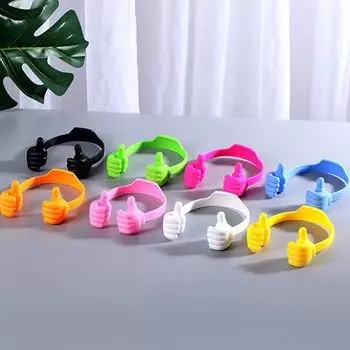 2 шт. держатель для телефона Thumbs Up Lazy Phone Stand портативный регулируемый держатель для мобильного телефона новинка забавный держатель для телефона для стола офиса дома (розовый) 2pcs