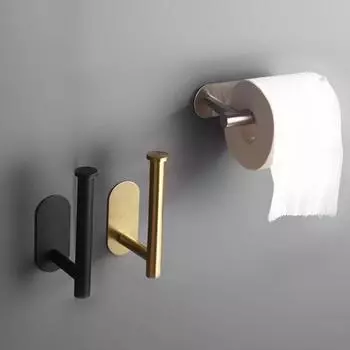 2 шт. держатель для туалетной бумаги из нержавеющей стали, вешалка для бумажных полотенец, настенное крепление, держатель для рулонной бумаги для ванной комнаты, кухни серебряный