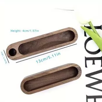 2 шт. держатель для визиток с держателем для ручек классификация твердый деревянный держатель для визиток органайзер для ручек держатель для визиток