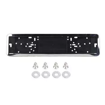 2 шт. держатель европейского номерного знака из полированной нержавеющей стали, монтажный кронштейн для тега ЕС, универсальный