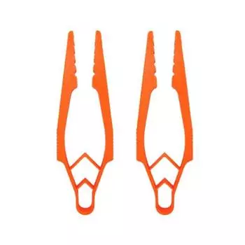 2 шт. Держатель гвоздей для забивания Защита пальцев Молоток Гвоздь Винт Держатель Плоскогубцы Защита пальцев Плотник Ремонт Деревообработка Защита Ручные инструменты оранжевый