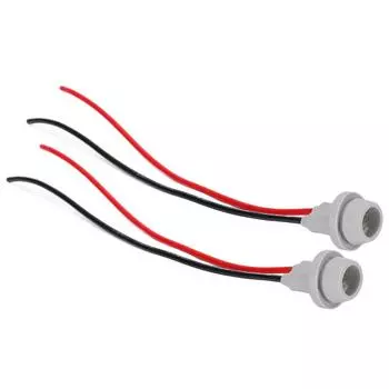 2 шт. держатель лампы термостойкий мягкий простой монтаж адаптер для крепления патрона с проводом