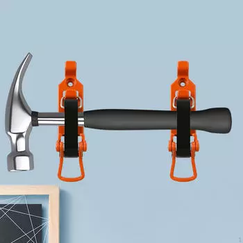 2 шт. держатель лопаты для багажника на крышу резиновый зажим легкие автомобильные аксессуары топор с фиксированным молотком оранжевый