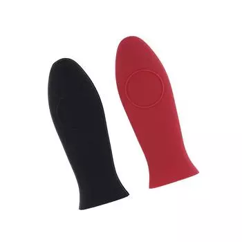 2 шт. держатель ручки нескользящий разноцветный силиконовый чехол кухонные принадлежности многоцелевые бытовые принадлежности ручки рукав