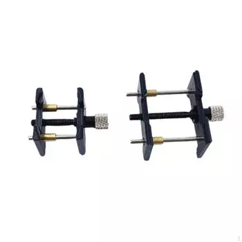 2 шт. держатели часового механизма с фиксированным основанием для корпуса наручных часов, тиски, инструмент часовщика, металл для удержания