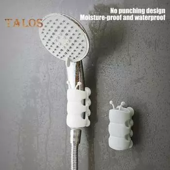 2 шт. держатели для душевых кронштейнов на присосках, регулируемые, простые в установке, универсальные, перемещаемые держатели для душевых лейок на присосках серый