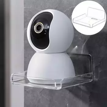 2 шт. держатели для хранения камер безопасности, прозрачные прочные несущие стойки с гладкими краями, гигрометр, часы, стойки для камеры