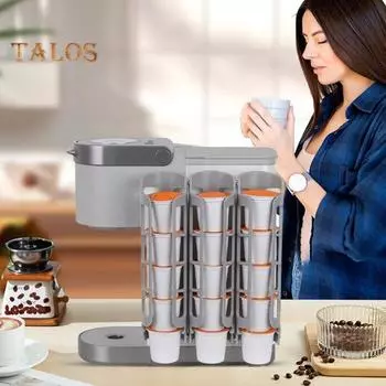 2 шт. держатели для кофейных капсул большой емкости простая установка боковое крепление для кофейных капсул держатели для кофейных капсул K-Cup 2pcs чёрный