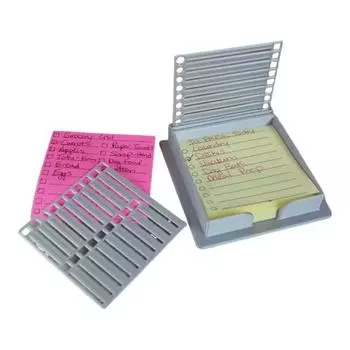 2 шт. держатели для липких заметок, высокая прочность, гладкие края, без заусенцев, многофункциональный держатель для липких заметок с трафаретом 2pcs синий