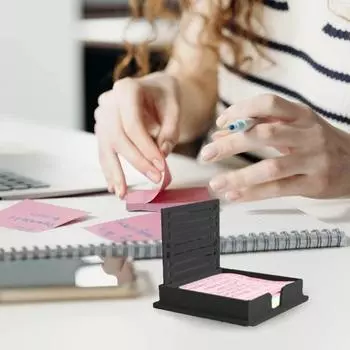 2 шт. держатели для липких заметок, высокая прочность, гладкие края, без заусенцев, многофункциональный держатель для липких заметок с трафаретом 2pcs серый