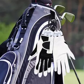 2 шт., держатели для перчаток для гольфа с крючком, портативные перчатки для гольфа, перчатки для носилок, инструмент для ухода за формирователем, сумка для гольфа, аксессуары синий