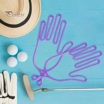 2 шт. держатели для перчаток для гольфа, пластиковые перчатки для гольфа, растяжитель, опорная рама, вешалка для хранения, стойка для перчаток, сушилка для перчаток, формирователь, аксессуары для гольфа 2pcs синий