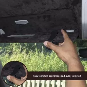 2 шт. держатели для солнцезащитных очков износостойкие универсальные простые в установке автомобильные козырьки магнитные солнцезащитные очки серый