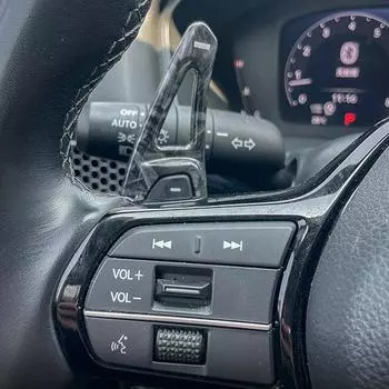 2 шт., детали рулевого колеса автомобиля, лепестки переключения передач ABS, удлинители, автомобильные аксессуары для Honda Civic 11-го поколения 2025
