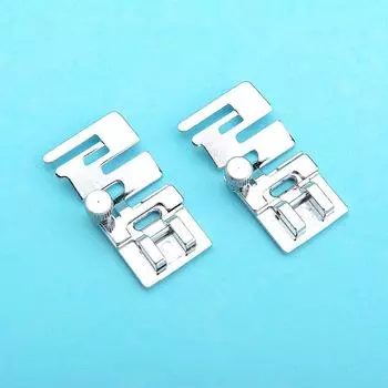 2 шт. Детали швейной машины Лапка Лапка для подрубки эластичной тесьмы Ткань Стрейч DIY Швейные аксессуары 2Pcs