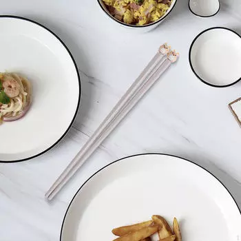 2 шт. Детские палочки для еды с наконечниками в виде животных, Посуда, Милые стекловолоконные столовые приборы для кемпинга, путешествий dragon