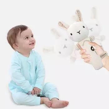 2 шт. детские погремушки, мягкие милые эмоциональные комфортные колокольчики, чучело кролика, медведя, льва, собаки, плюшевые погремушки, игрушки, игрушка для малышей Bear