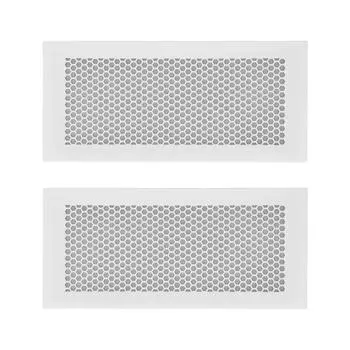 2 шт. Детские защитные вентиляционные крышки защитные силиконовые безопасные вентиляционные крышки для домашнего пола белые белый