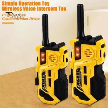 2 шт. детский голосовой домофон игрушка для походов на открытом воздухе 2-стороннее радио подарок для мальчика 3-6 лет девочка дальний радиус действия 200 м анти-падение подарки на день рождения 1 Pair