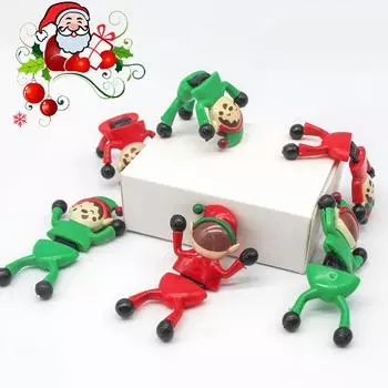 2 шт. детский снеговик липкий настенный скалолаз мужские игрушки для вечеринки на день рождения подарочный пакет рождественские подарки as the picture