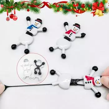 2 шт. детский снеговик липкий настенный скалолаз мужские игрушки для вечеринки на день рождения подарочный пакет рождественские подарки as the picture