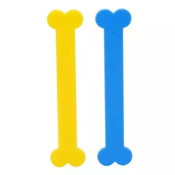 2 шт. детский тренажер для кончика языка в форме кости, тренажер для силы мышц языка разного цвета