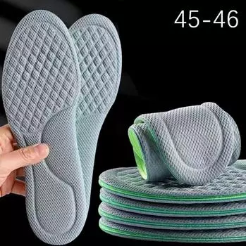 2 шт. дезодорант, впитывающий пот, массажные спортивные стельки, мягкие стельки из пены с эффектом памяти для обуви, мужские и женские ортопедические подошвы для обуви для бега as the picture