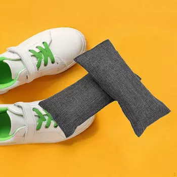 2 шт. Дезодоранты для обуви, очищающие воздух мешки, простые в использовании аксессуары для очистки от мокрого и дождливого воздуха Gray_100g