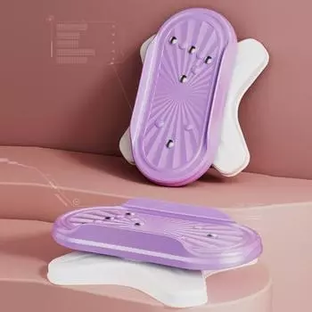 2 шт., диск для скручивания талии, безопасный стабильный универсальный тонизирующий тренажер для всего тела, доска для тренировки пресса, тренажеры для домашнего тренажерного зала розовый