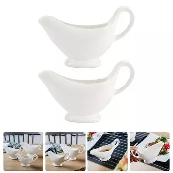 2 шт. Диспенсер для соуса, приправы, контейнеры для еды с крышками, соусник, мини-керамические миски