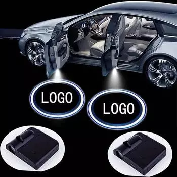 2 шт. DIY беспроводной логотип двери автомобиля LED HD Добро пожаловать любезно призрак тень проектор лампа DIY автомобили аксессуары для автомобиля новые инструменты for BMW mini