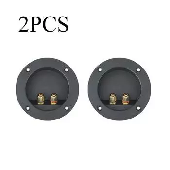 2 шт. DIY Домашний Автомобильный HIFI Стерео 2-полосный Сабвуфер Клемма Коробки Динамика Круглый Чашечный Разъем Клемма для 4 мм Банановых Штекеров