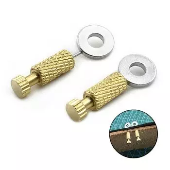 2 шт., DIY кожаное ремесло, ручное шитье, расположение ручного инструмента, иглы для шитья, фиксированный шовный инструмент для кожевенного ремесла 2pcs 0-6mm