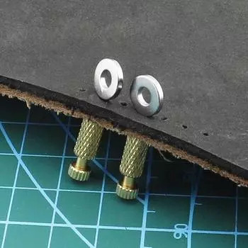 2 шт. DIY кожаный ремесленный ручной швейный инструмент позиционирование иглы сшивание фиксированный шов кожаный ремесленный инструмент 2pcs 6-12mm