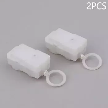 2 шт. DIY плюшевые игрушки аксессуары пластиковый детский инструмент для вытягивания хвоста микровибрационная игрушка для движения тянущаяся веревка вибратор белый