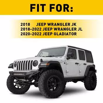 2 шт. для 18-22 Jeep Wrangler JK JL Gladiator JT Зажим для солнцезащитного козырька с винтами Черный