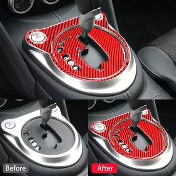 2 шт. для 370Z LHD RHD 2009-центральная панель управления механизмом переключения передач, накладка на автомобиль 1
