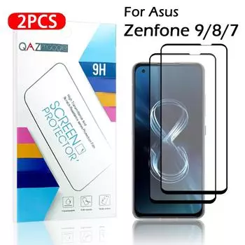 2 шт. для Asus Zenfone 7 8 9 Pro флип Ultimate стекло полное покрытие Защитная пленка для экрана закаленное стекло Asus Zenfone 7