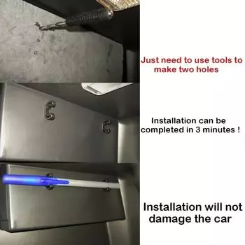 2 шт. для BMW 1 2 3 4 5 7 8 серии X1 X2 X3 X4 X5 X5 X7 M2 M3 M4 M5 M8 XM Z4 органайзер для перчаточного ящика автомобиля замок держатель для карандашей черный