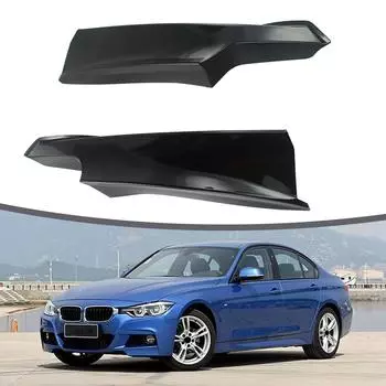 2 шт. Для BMW 3 серии F30 M Sport 320i 325i 13-2019 передний бампер спойлер сплиттер отделка крышка губа автомобильные аксессуары чёрный