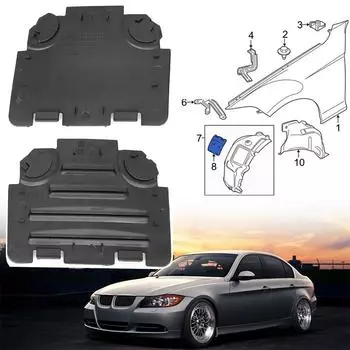 2 шт. для BMW E82 E88 E90 E91 325i передняя правая/левая крышка доступа к подкрылку НОВАЯ