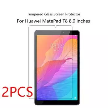 2 шт. для Huawei MatePad T8 8,0 дюймов закаленное стекло протектор экрана 9H Mate8 2020 8-дюймовая защитная пленка для планшета Kobe2-L03 KOB2-L09 For Matepad T8