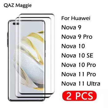 2 шт. для Huawei Nova 11 10 SE 9 10SE 10Z Защитное стекло для экрана из закаленного стекла Huawei Nova 10 SE