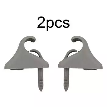 2 шт. для Hyundai Getz 2002-2011 солнцезащитный козырек держатель крючок кронштейн вешалка 852351C300QS серый солнцезащитный козырек автомобильные аксессуары CHINA