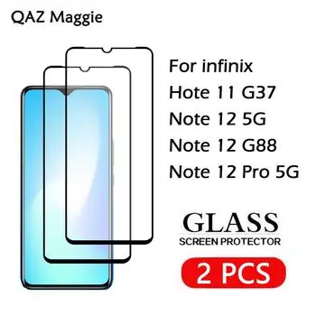 2 шт. для Infinix Hot 11 стекло полное покрытие Защитная пленка для экрана закаленное стекло для Infinix Note 12 12i VIP G88 G96 TURBO Infinix Hot 11 G37