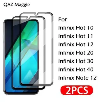 2 шт. для Infinix Note 12 Защитная пленка для экрана из закаленного стекла для Infinix Hot 9 10 11 10S 11S 12 20 20i 30 30i 40 40i Play Vip Turbo 2022 Infinix Note 12 Vip